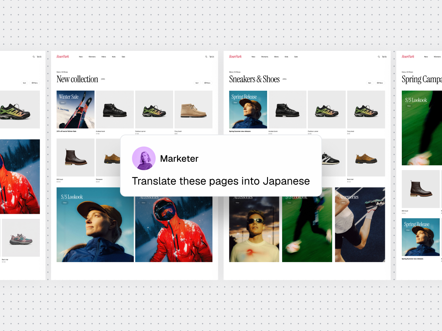 Automated localization campaign workflow