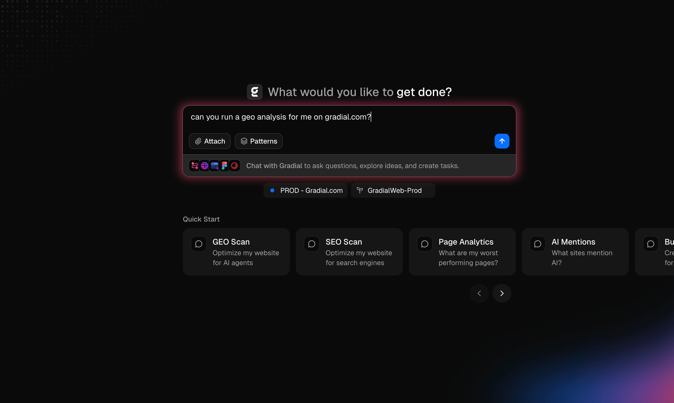 Generative engine optimization workflow