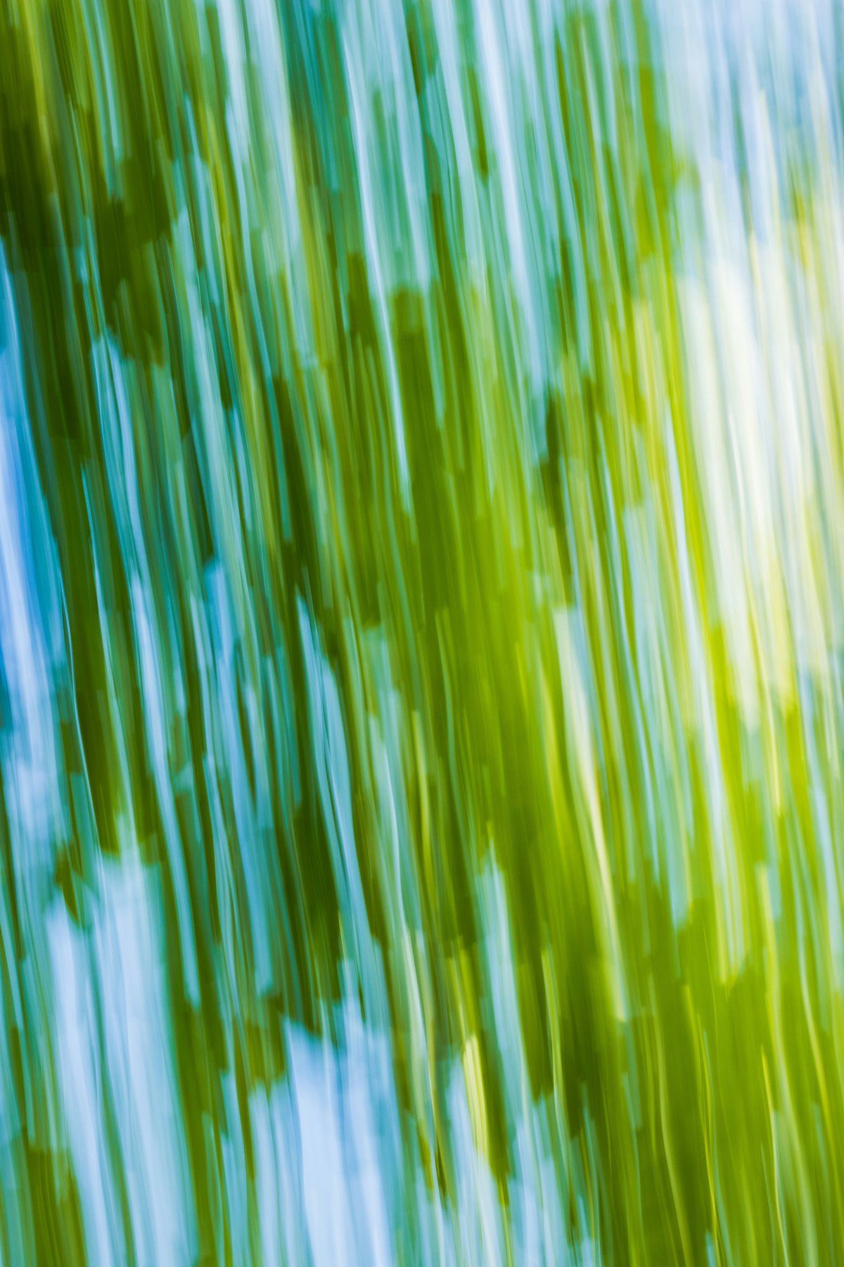 Abstract green and blue motion blur