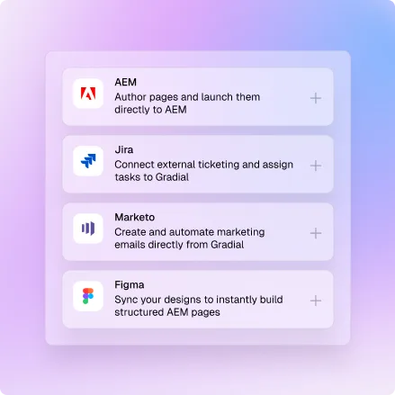 Connected marketing systems coordinated through a shared execution layer