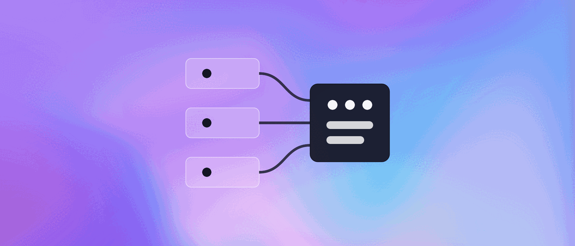 Connected system nodes representing the operating environment around an AI agent